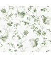 MX9680 - Floral Lace Green Wallpaper-Astoria by Ronald Redding