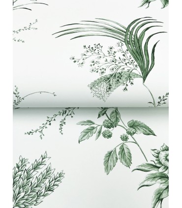 MX9680 - Floral Lace Green Wallpaper-Astoria by Ronald Redding