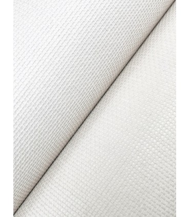 MX9604 - Huri White Woven Wallpaper-Astoria by Ronald Redding
