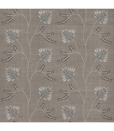MX9607 - Laelynn Taupe Embroidered Wallpaper-Astoria by Ronald Redding