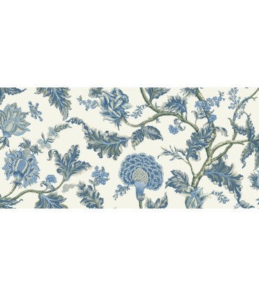 MX9624W - Monroe Blue Wallpaper 54 Inch Width-Astoria by Ronald Redding