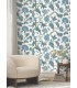 MX9624W - Monroe Blue Wallpaper 54 Inch Width-Astoria by Ronald Redding
