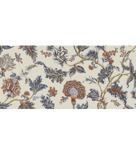 MX9621W - Monroe Navy Wallpaper 54 Inch Width-Astoria by Ronald Redding