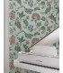 MX9622W - Monroe Teal Wallpaper 54 Inch Width-Astoria by Ronald Redding