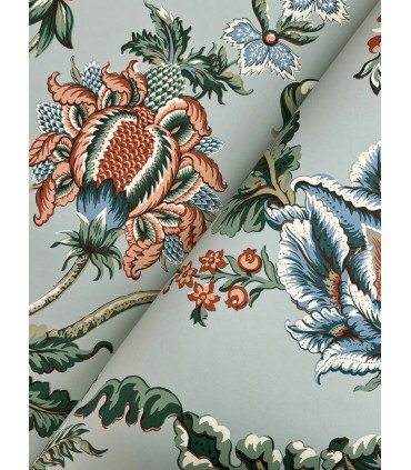 MX9622W - Monroe Teal Wallpaper 54 Inch Width-Astoria by Ronald Redding
