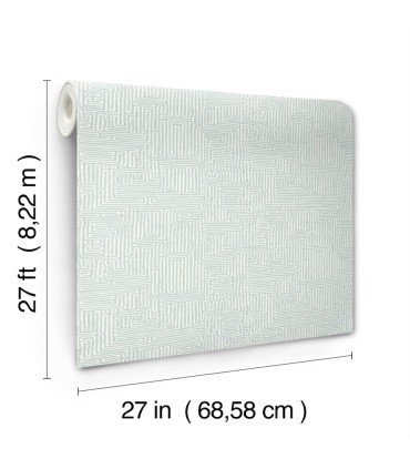 MX9689 - Passages Blue Wallpaper-Astoria by Ronald Redding