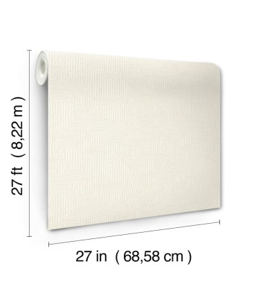 MX9686 - Passages Cream Wallpaper-Astoria by Ronald Redding