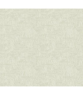 MX9688 - Passages Green Wallpaper-Astoria by Ronald Redding