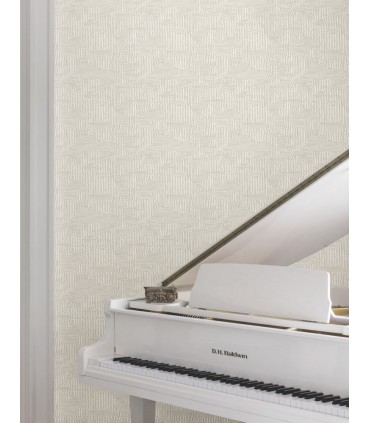 MX9685 - Passages Taupe Wallpaper-Astoria by Ronald Redding