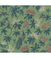 MX9664 - Peacock Estate Green Wallpaper-Astoria by Ronald Redding