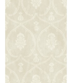 MX9641 - Royal Damask Beige Wallpaper-Astoria by Ronald Redding