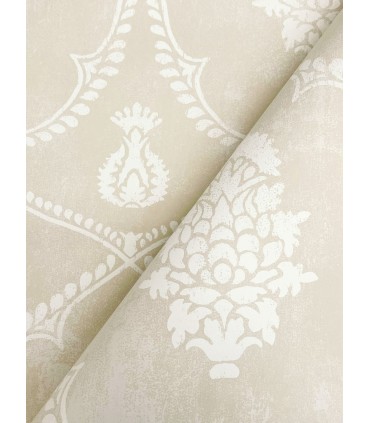 MX9641 - Royal Damask Beige Wallpaper-Astoria by Ronald Redding
