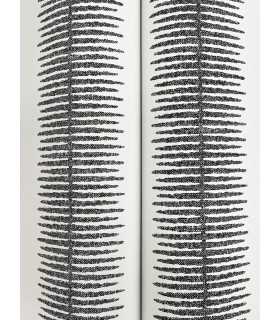 MX9615 - Tandem Stripe Black Wallpaper-Astoria by Ronald Redding