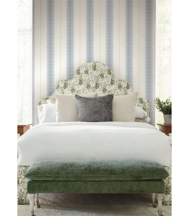 MX9611 - Tandem Stripe Blue Wallpaper-Astoria by Ronald Redding