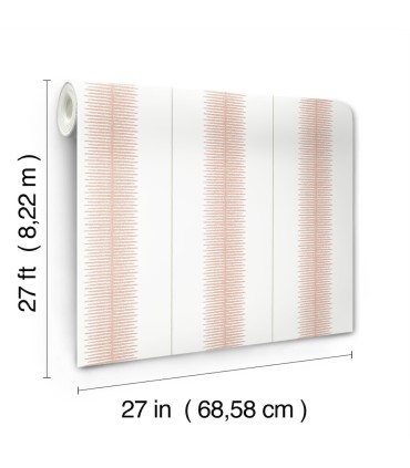 MX9613 - Tandem Stripe Brick Wallpaper-Astoria by Ronald Redding