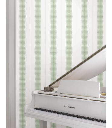 MX9614 - Tandem Stripe Green Wallpaper-Astoria by Ronald Redding