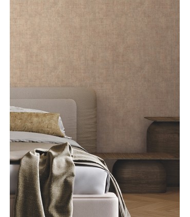 SI7142 - Alma Clay Faux Weave Wallpaper-Montecito by York