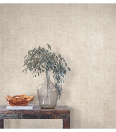SI7140 - Alma Plaster Faux Weave Wallpaper-Montecito by York