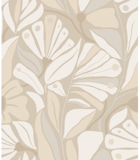 MT5629 - Cabana Club Fog Wallpaper-Montecito by York