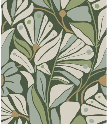 MT5627 - Cabana Club Lush Wallpaper-Montecito by York