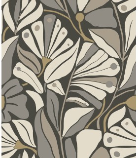 MT5626 - Cabana Club Onyx Wallpaper-Montecito by York