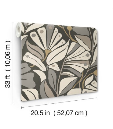 MT5626 - Cabana Club Onyx Wallpaper-Montecito by York