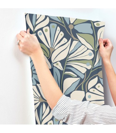 MT5628 - Cabana Club Sea Wallpaper-Montecito by York