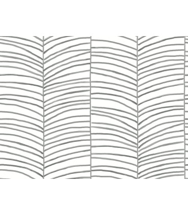 MT5673 - Cascade Palm Chevron Onyx Wallpaper-Montecito by York