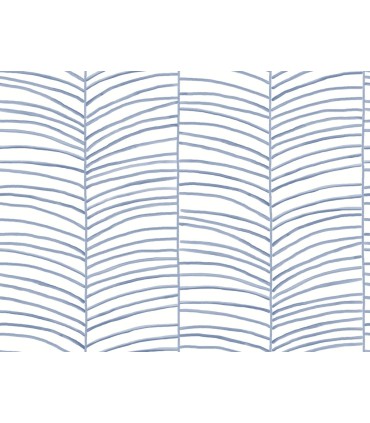 MT5672 - Cascade Palm Chevron Sea Wallpaper-Montecito by York