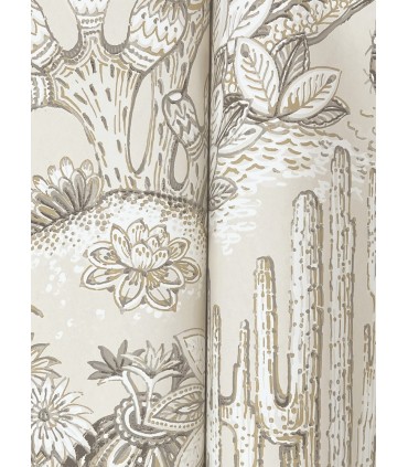 MT5633 - Lotus Land Cacti Dune Wallpaper-Montecito by York