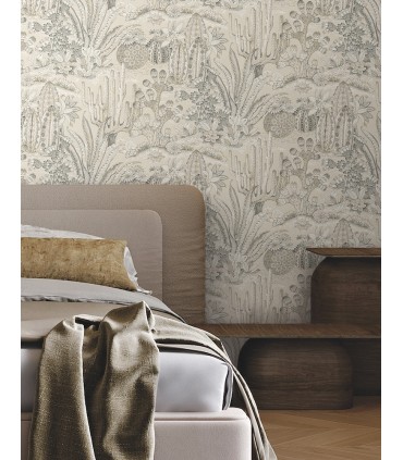 MT5633 - Lotus Land Cacti Dune Wallpaper-Montecito by York