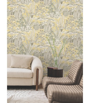 MT5635 - Lotus Land Cacti Sunshine Wallpaper-Montecito by York