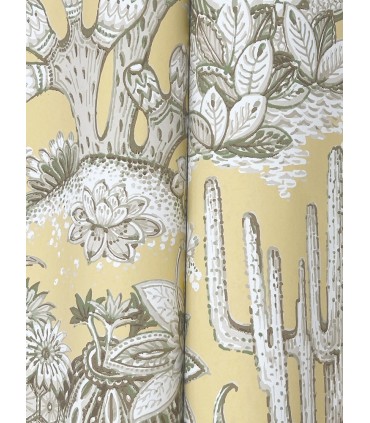 MT5635 - Lotus Land Cacti Sunshine Wallpaper-Montecito by York