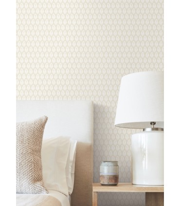 SP1521 - Mehndi Neutral Wallpaper-Montecito by York