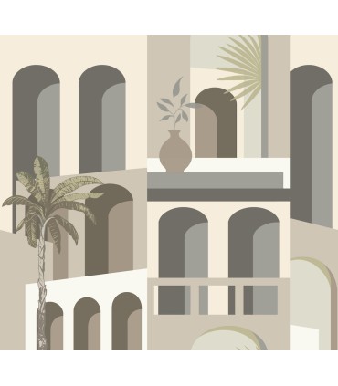 MT5618 - Monte Vista Sand & Fog Wallpaper-Montecito by York