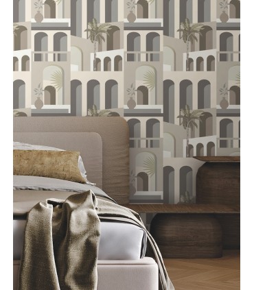 MT5618 - Monte Vista Sand & Fog Wallpaper-Montecito by York