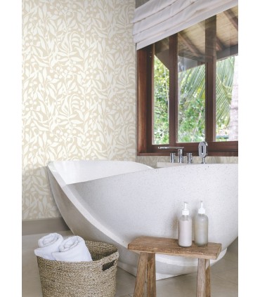 MT5613 - Olive Mill Beach Wallpaper-Montecito by York