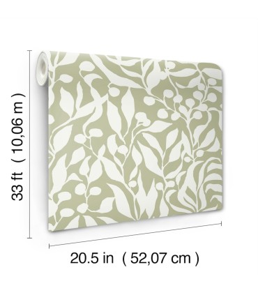 MT5614 - Olive Mill Palm Wallpaper-Montecito by York