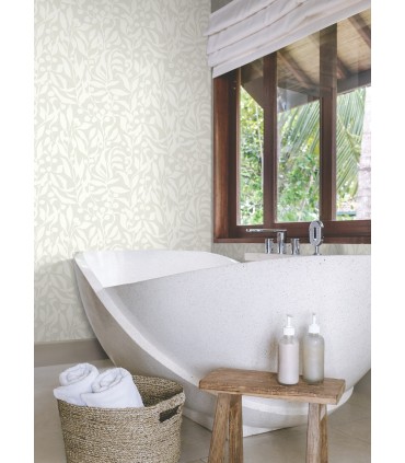 MT5615 - Olive Mill Salt Wallpaper-Montecito by York