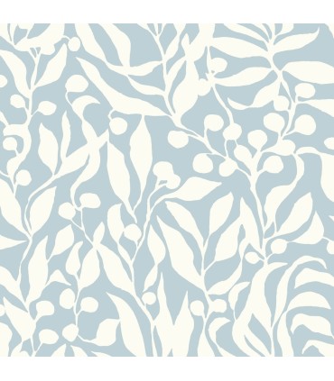 MT5612 - Olive Mill Sky Blue Wallpaper-Montecito by York