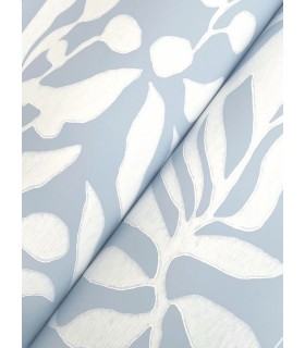 MT5612 - Olive Mill Sky Blue Wallpaper-Montecito by York