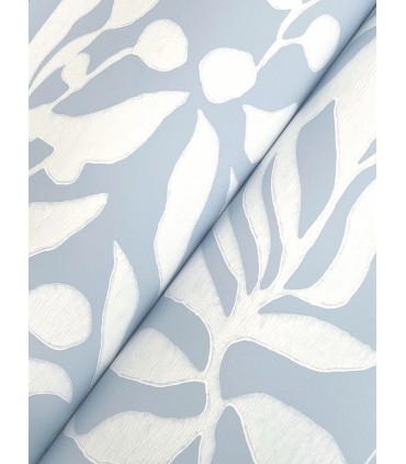 MT5612 - Olive Mill Sky Blue Wallpaper-Montecito by York