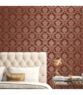 CI38217 - In Register Classic Damask Wallpaper-Classic Impressions