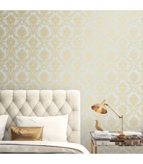 CI38218 - In Register Classic Damask Wallpaper-Classic Impressions