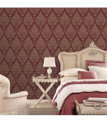 CI38221 - In Register Damask Wallpaper-Classic Impressions