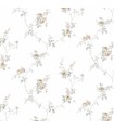 CI38224 - In Register White Wedding Trail Wallpaper-Classic Impressions