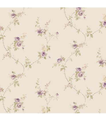 CI38226 - In Register White Wedding Trail Wallpaper-Classic Impressions
