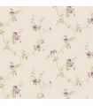 CI38226 - In Register White Wedding Trail Wallpaper-Classic Impressions