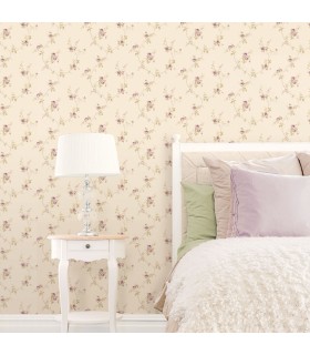 CI38226 - In Register White Wedding Trail Wallpaper-Classic Impressions