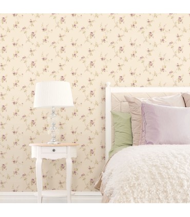 CI38226 - In Register White Wedding Trail Wallpaper-Classic Impressions